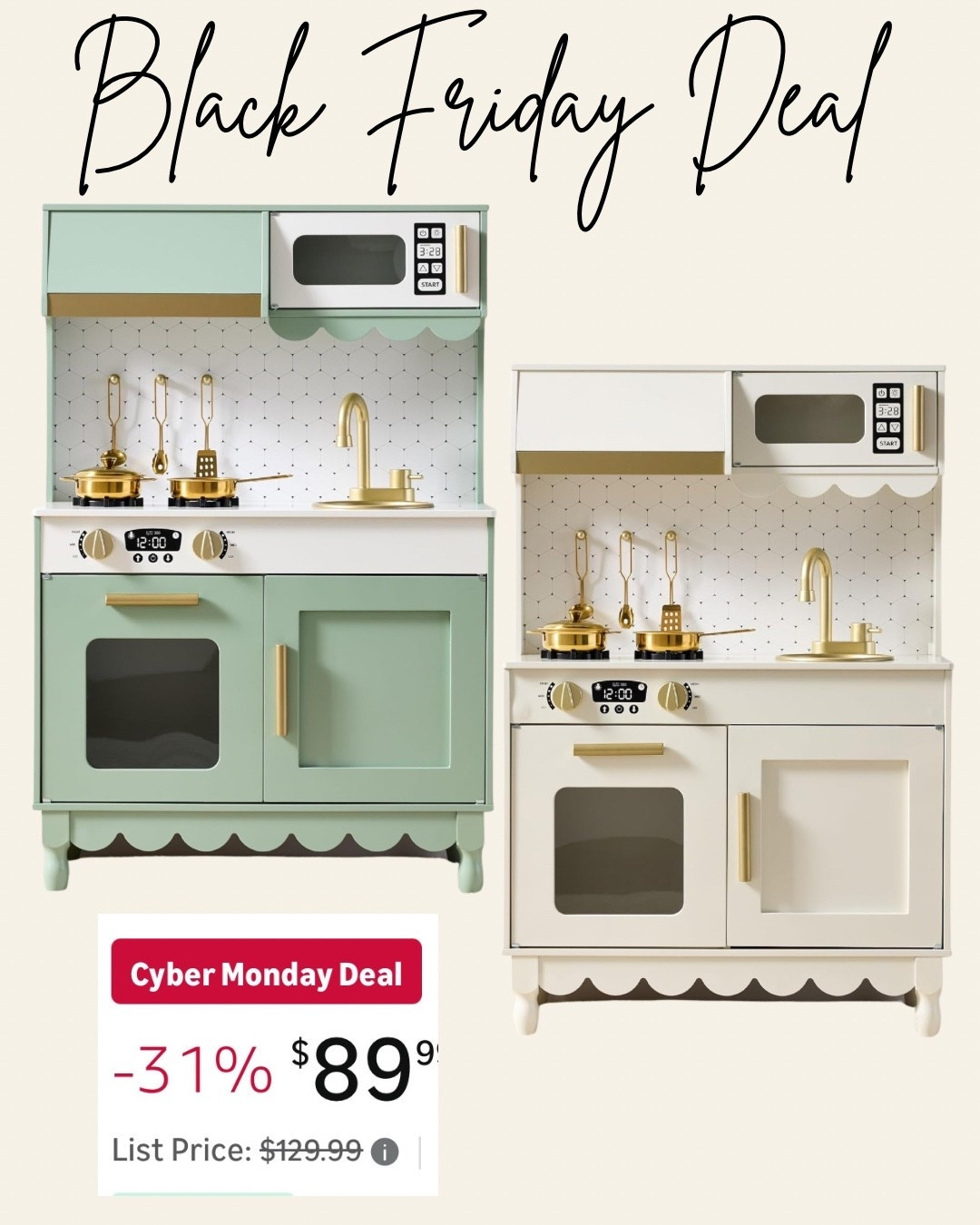 Black Friday deal alert - gifts for kids 




Kitchen playset 
Christmas gift ideas 
Kids gift ideas 
Toddler gifts 
Girls gift idea
Amazon deals 
Amazon finds 

#LTKCyberWeek #LTKFindsUnder100 #LTKGiftGuide