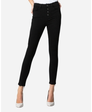 Vervet High Rise Button Up Skinny Ankle Jeans | Macys (US)