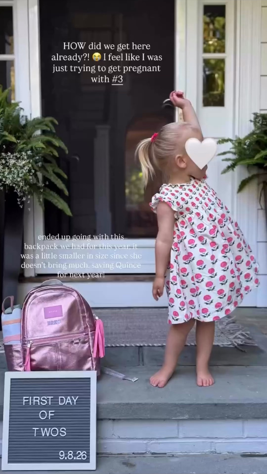 Dylie girl is starting her 2’s program! Time is flying by 🎒📚 using her mini state bag this year since she doesn’t need to carry as much and will save her small quince backpack for next year

#LTKmomlife #LTKdayinmylife #LTKKids