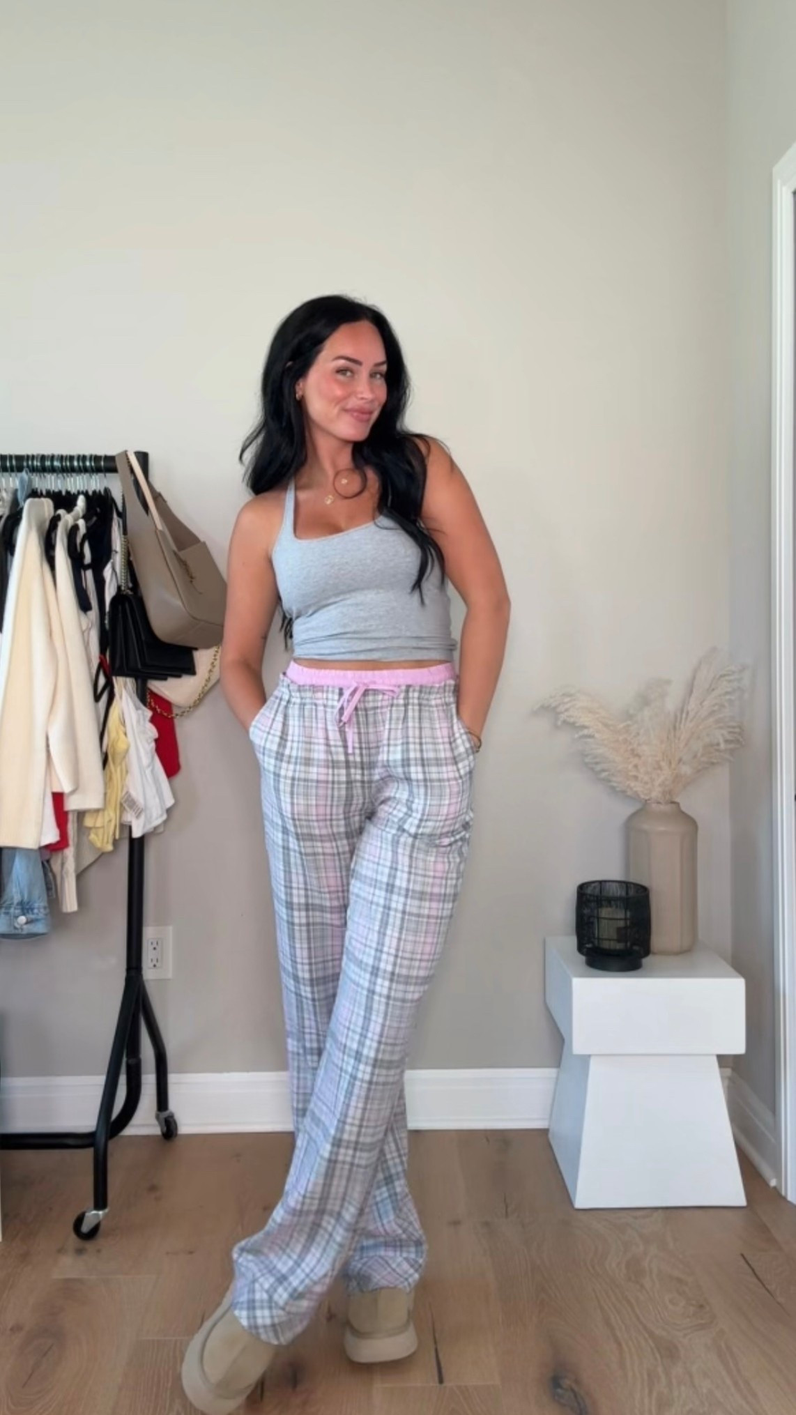  Fall loungewear essentials ☁️
My Sizing 5’7, 145lbs, 32dd
 I’m wearing a size small tank, small tall pants  


 @vspink #PINKpartner 


#LTKFindsUnder50 #LTKSaleAlert #LTKU