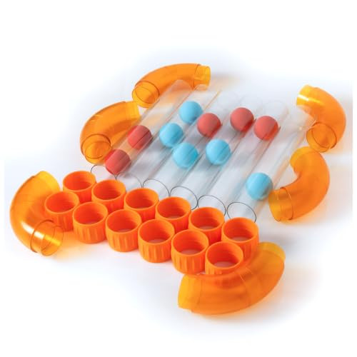 Fat Brain Toys Air Toobz Expansion Pack - Air-Powered STEM Building Toy for Kids & Teens, Kids Building Toys, STEM Toys for 3+ Year Old | Amazon (US)