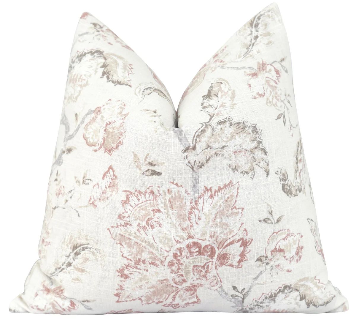 Burendale Cameo Pink Floral Pillow | Land of Pillows