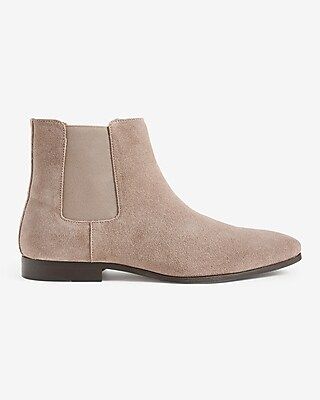 Tobacco Genuine Suede Chelsea Boots | Express