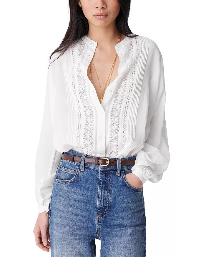 Coco Cotton Pintucked Blouse | Bloomingdale's (US)