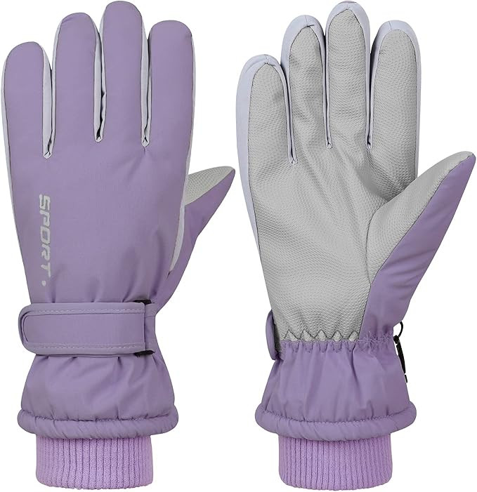 American Trends Winter Ski Gloves for Women Waterproof Winter Gloves Touchscreen Snow Gloves | Amazon (US)