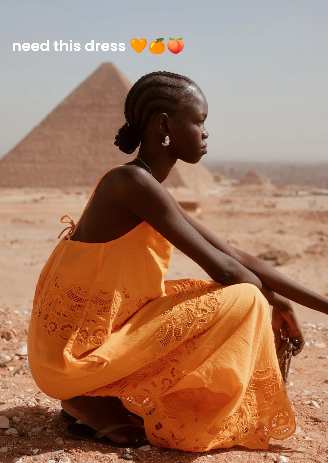 new to me brand, but eying up this gorgeous orange number! perfect spring and summer dress  