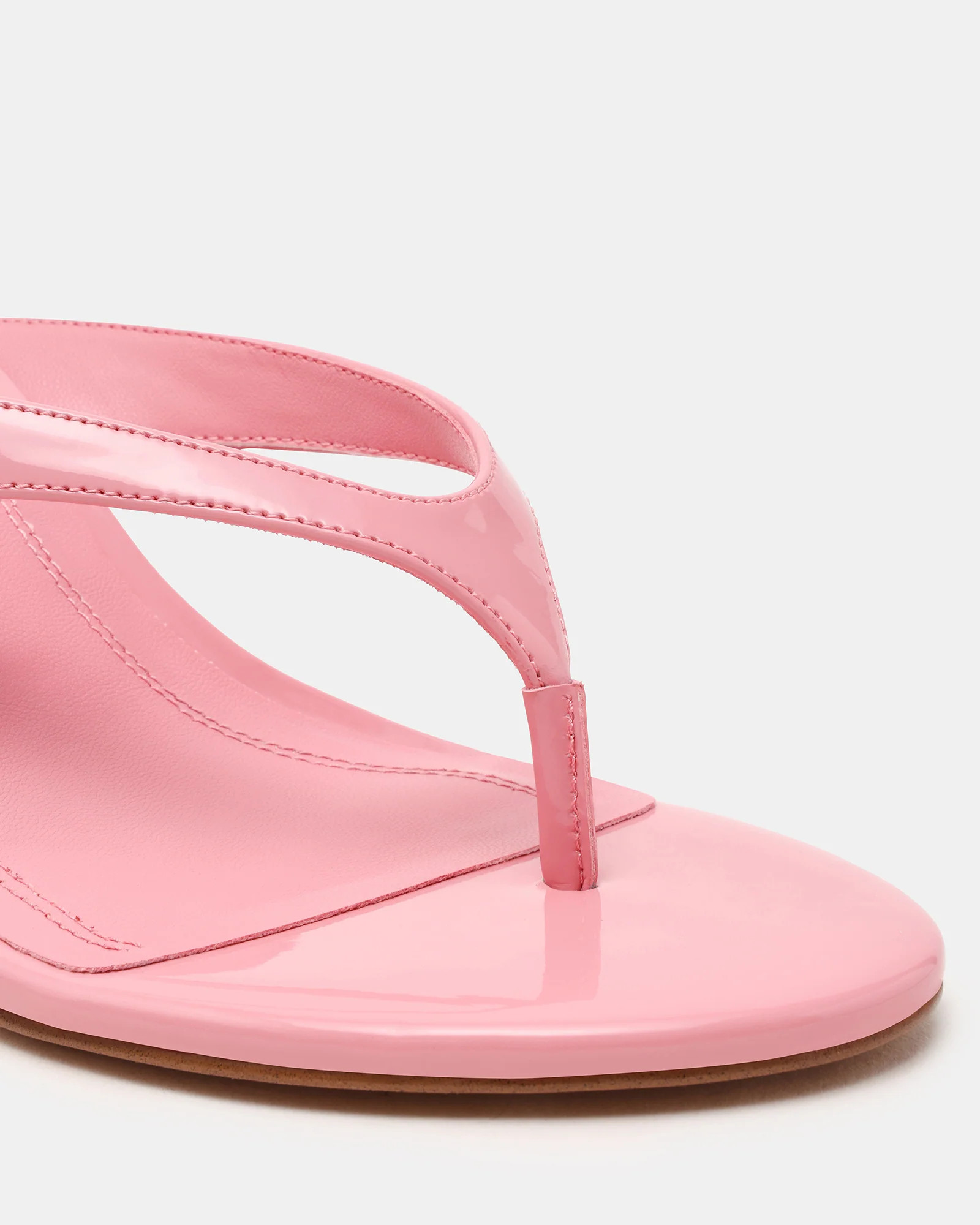 FAROH Pink Patent Thong Women's Heel | Steve Madden (US)