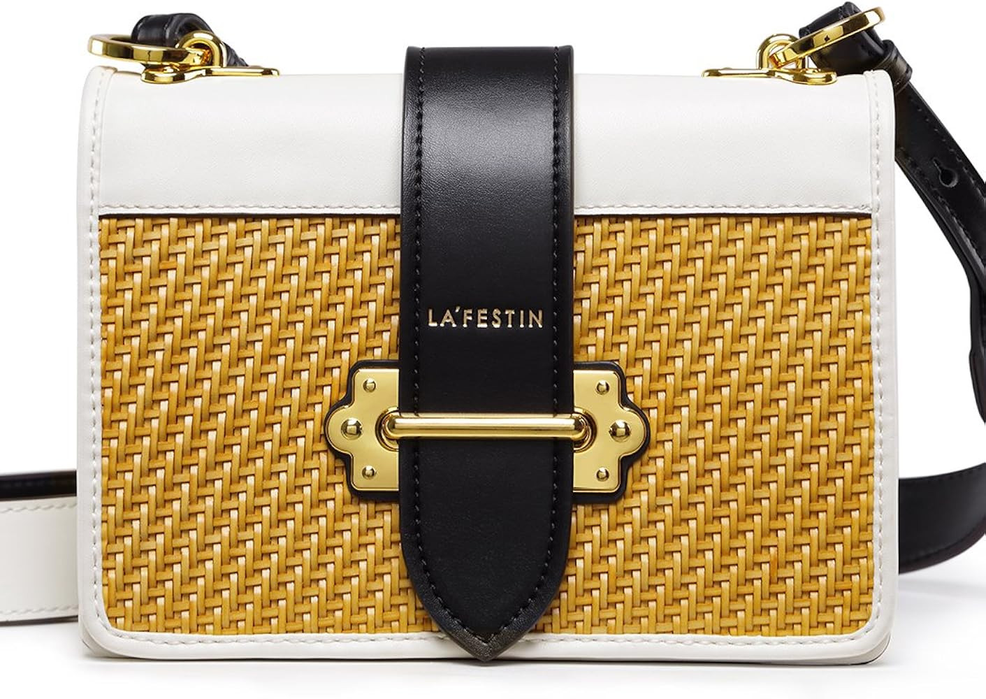 Women's Cross Shoulder Bags Small Leather Woven Side Purses for Ladies | Amazon (US)