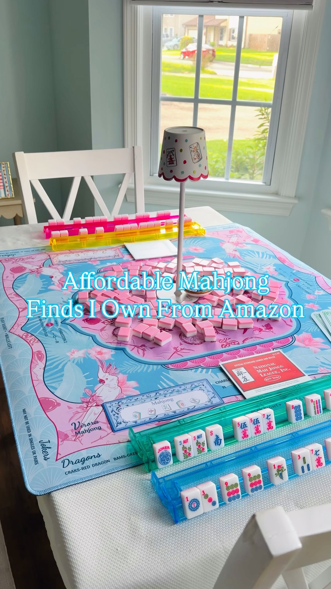 Affordable Amazon Mahjong Finds! 🀄️ Linkimg everything from my mahjong table here! 

Virora Mahjong || Mahjong Mat || Mahjong Tiles || Mahjong party 
#mahjong

#LTKHome