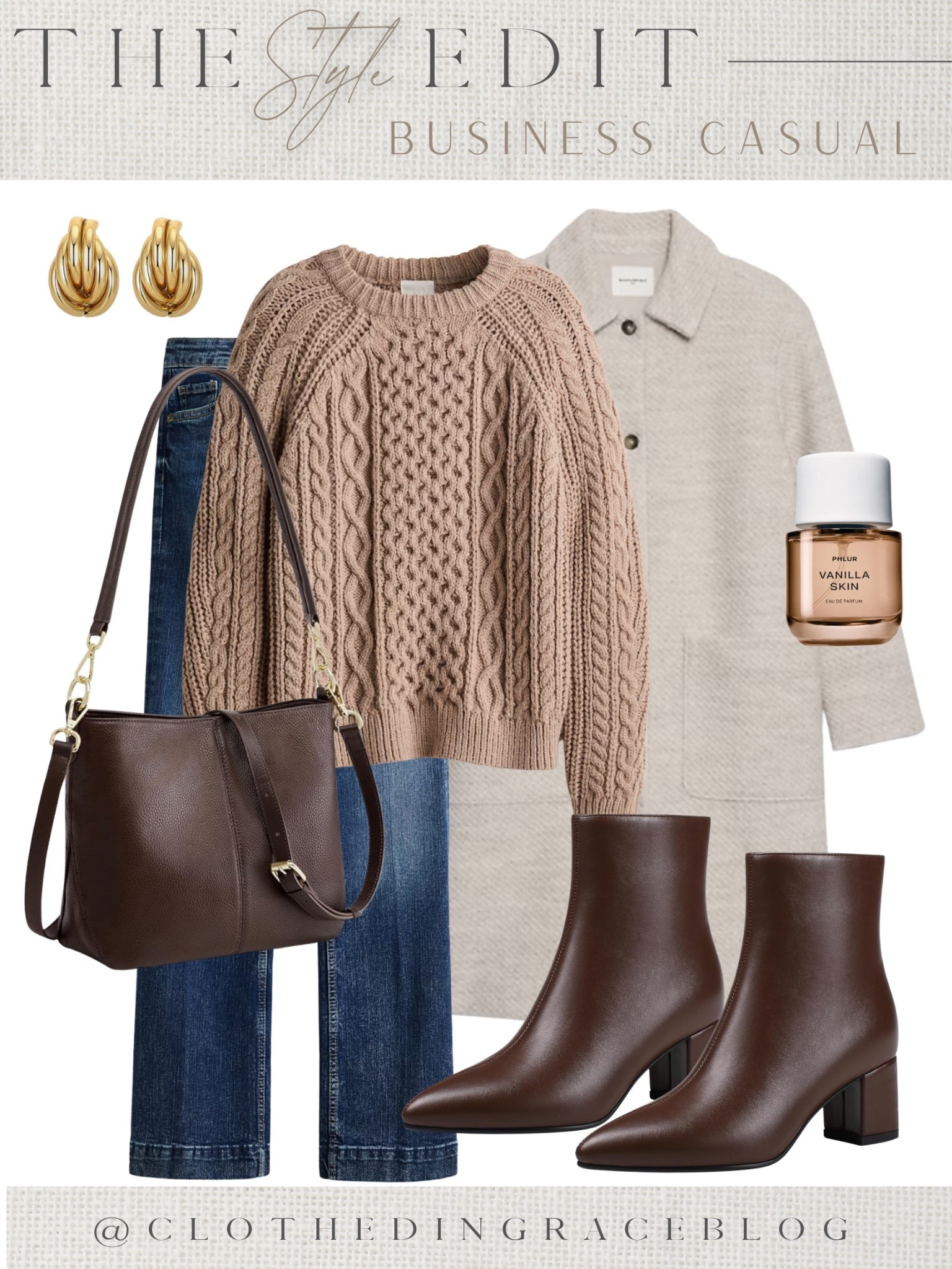 Business casual style 