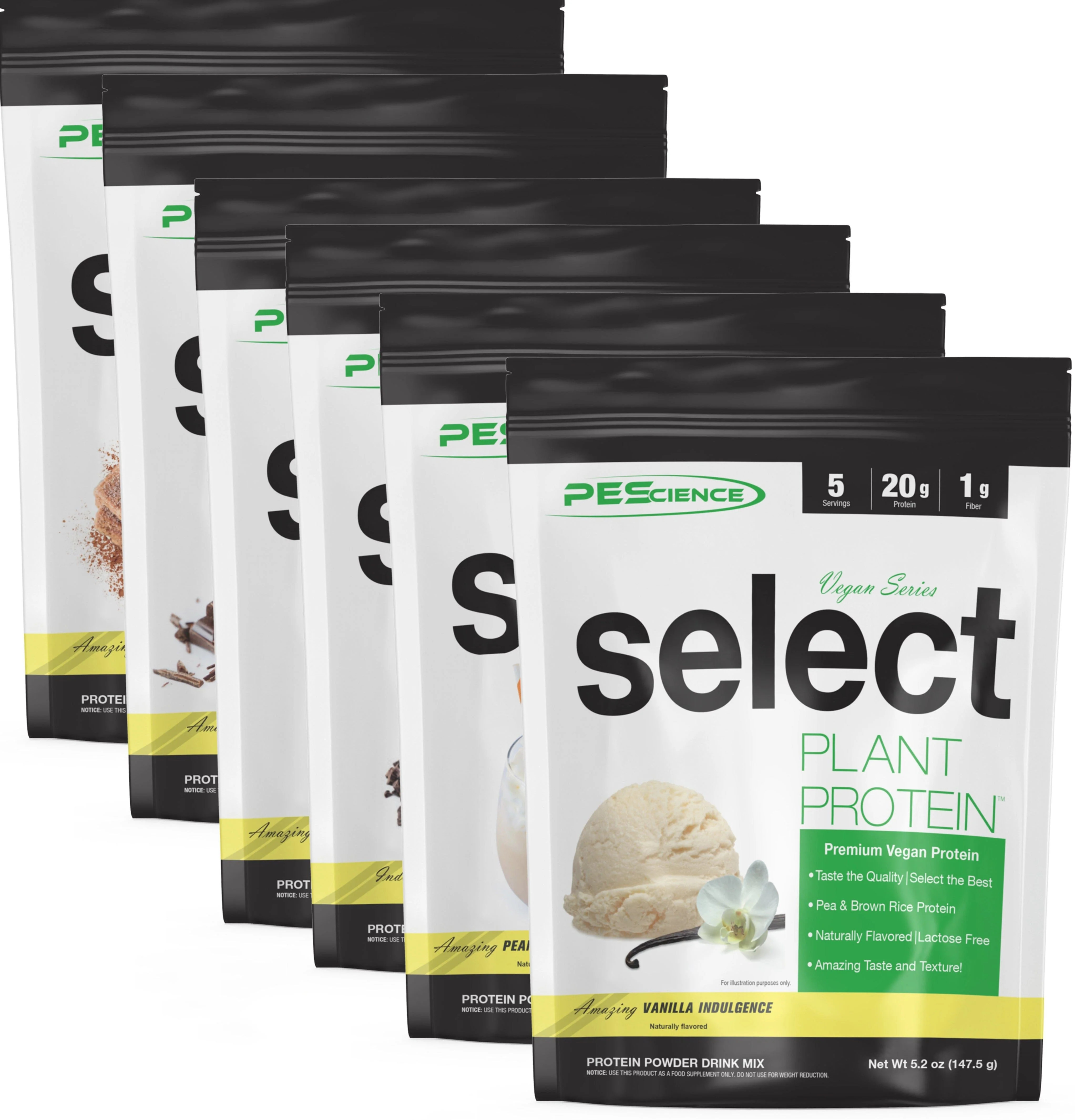 Vegan Select Variety Pack - Try All the Flavors - 30 Servings | PEScience