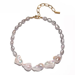 Remi Pearl Choker Necklace | Sequin