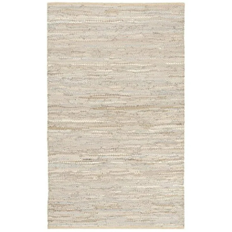 SAFAVIEH Vintage Leather Deemer Braided Abstract Area Rug, Beige, 3' x 5' | Walmart (US)