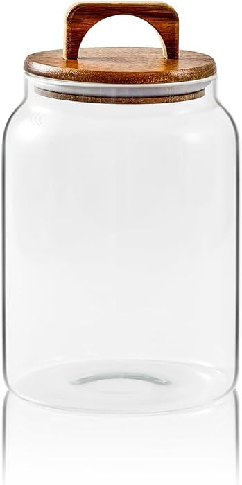 Sweejar Glass Jars for Laundry Room Organization, 90 ounce Laundry Pods Container, Glass Food Sto... | Amazon (US)