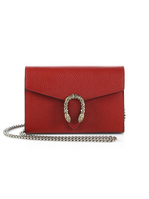 Dionysus Mini Leather Chain Wallet | Saks Fifth Avenue