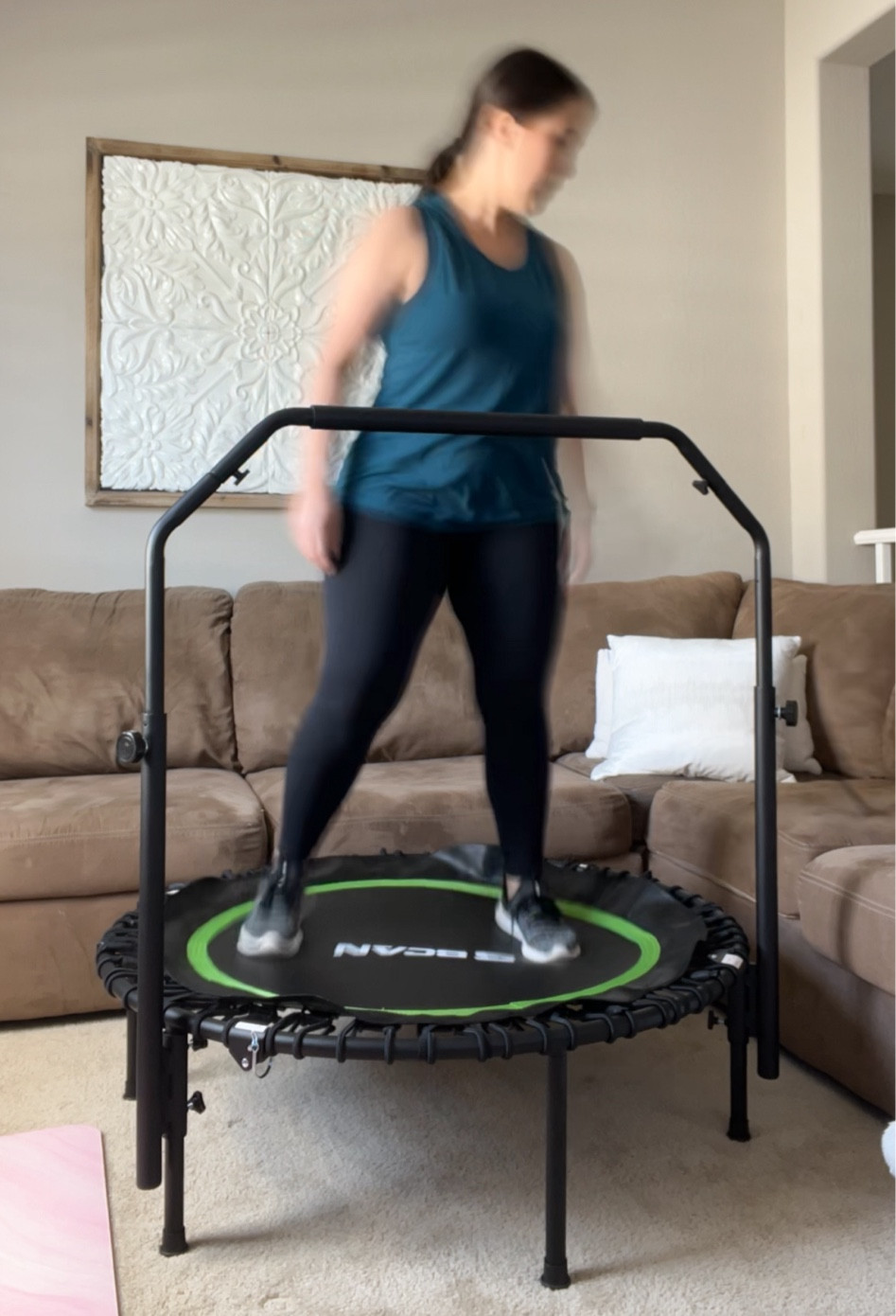 Low impact aerobic exercise. Comfortable workout outfit. Exercise after breast cancer bilateral mastectomy with reconstruction.


#LTKfitness #LTKover40