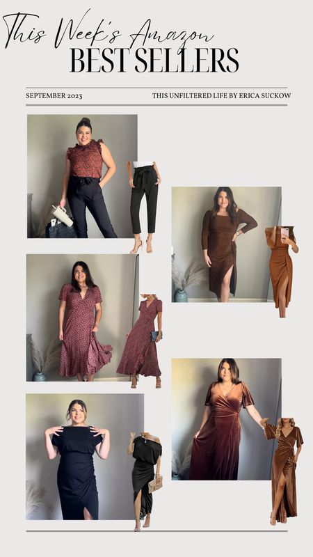Amazon Finds - Amazon Fashion - Fall Wedding Guest Dresses - Fall Work Wear - Size 12 - Size 14 - Apple Shape - Midsize - Mom Outfit 

#LTKstyletip #LTKwedding #LTKmidsize