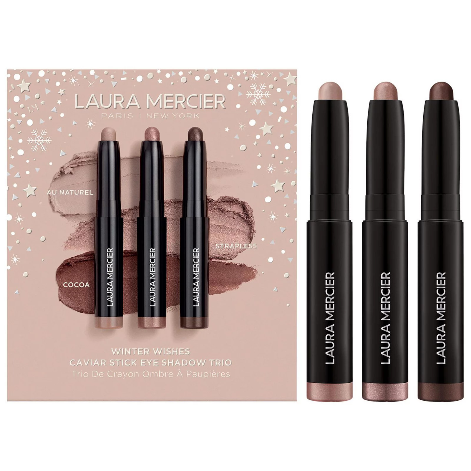 Laura Mercier Winter Wishes Mini Caviar Stick Eye Shadow Trio, Multicolored | Kohl's