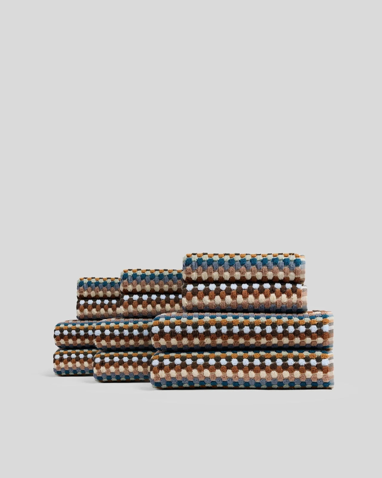 6+6 Organic Mosaic Bath Bundle - Multi | Parachute