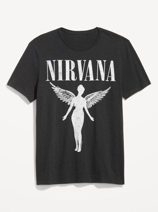 Nirvana™ Gender-Neutral Graphic T-Shirt for Adults | Old Navy (US)