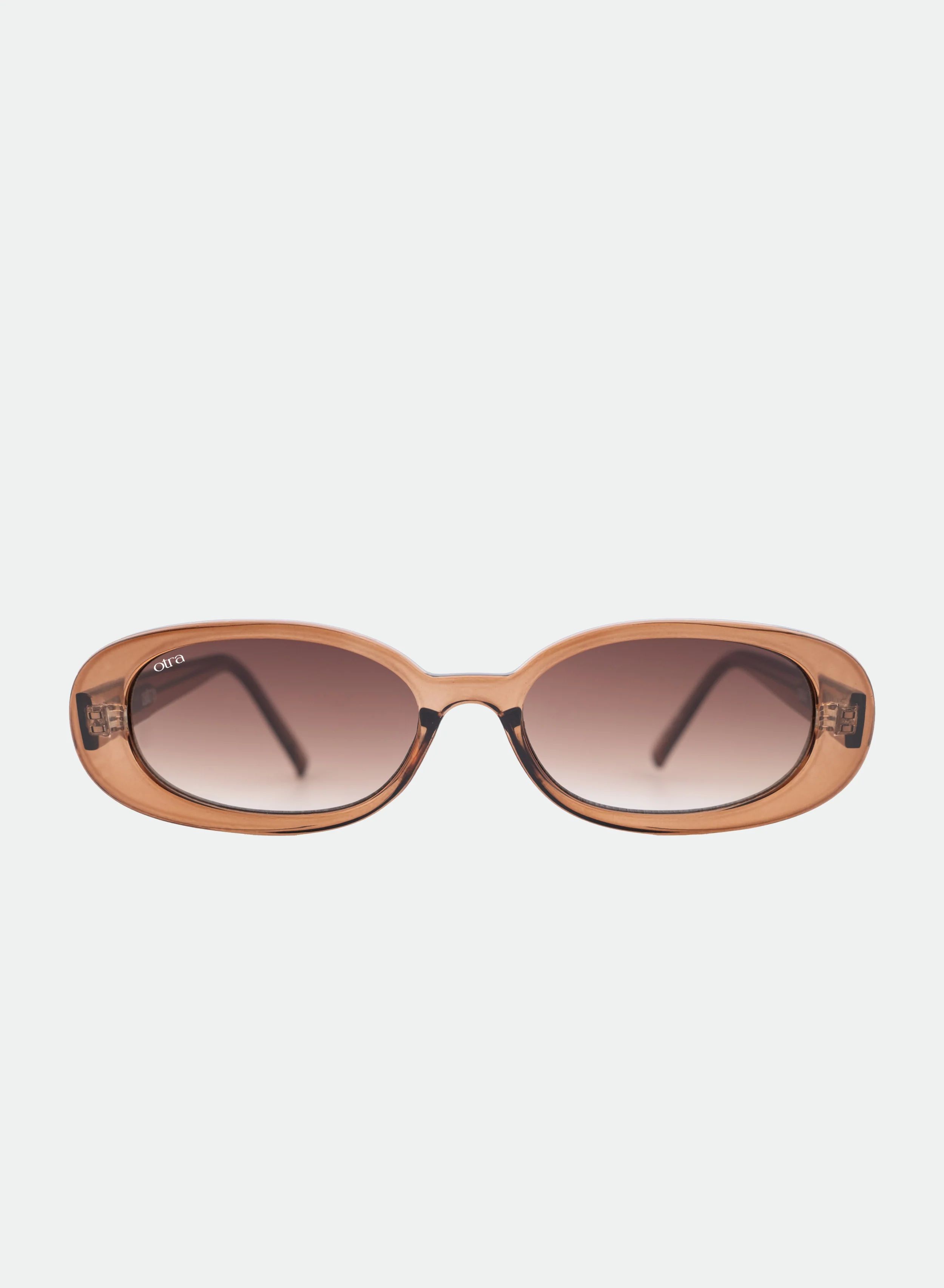 Gina Transparent Coffee | Otra Eyewear