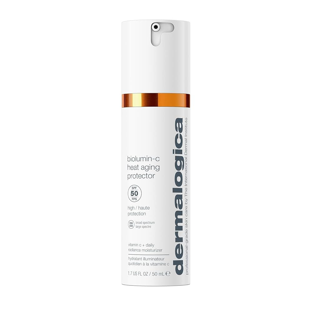 Dermalogica Biolumin-C Heat Aging Protector SPF 50, Daily Face Moisturizer with Sunscreen - Defen... | Amazon (US)
