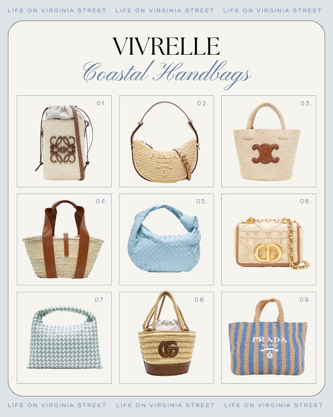 Vivrelle coastal Handbags 🙌🏻🙌🏻 Use code LIFEONVIRGINIASTREET for your first month free!

#LTKgrwm #LTKdayinmylife