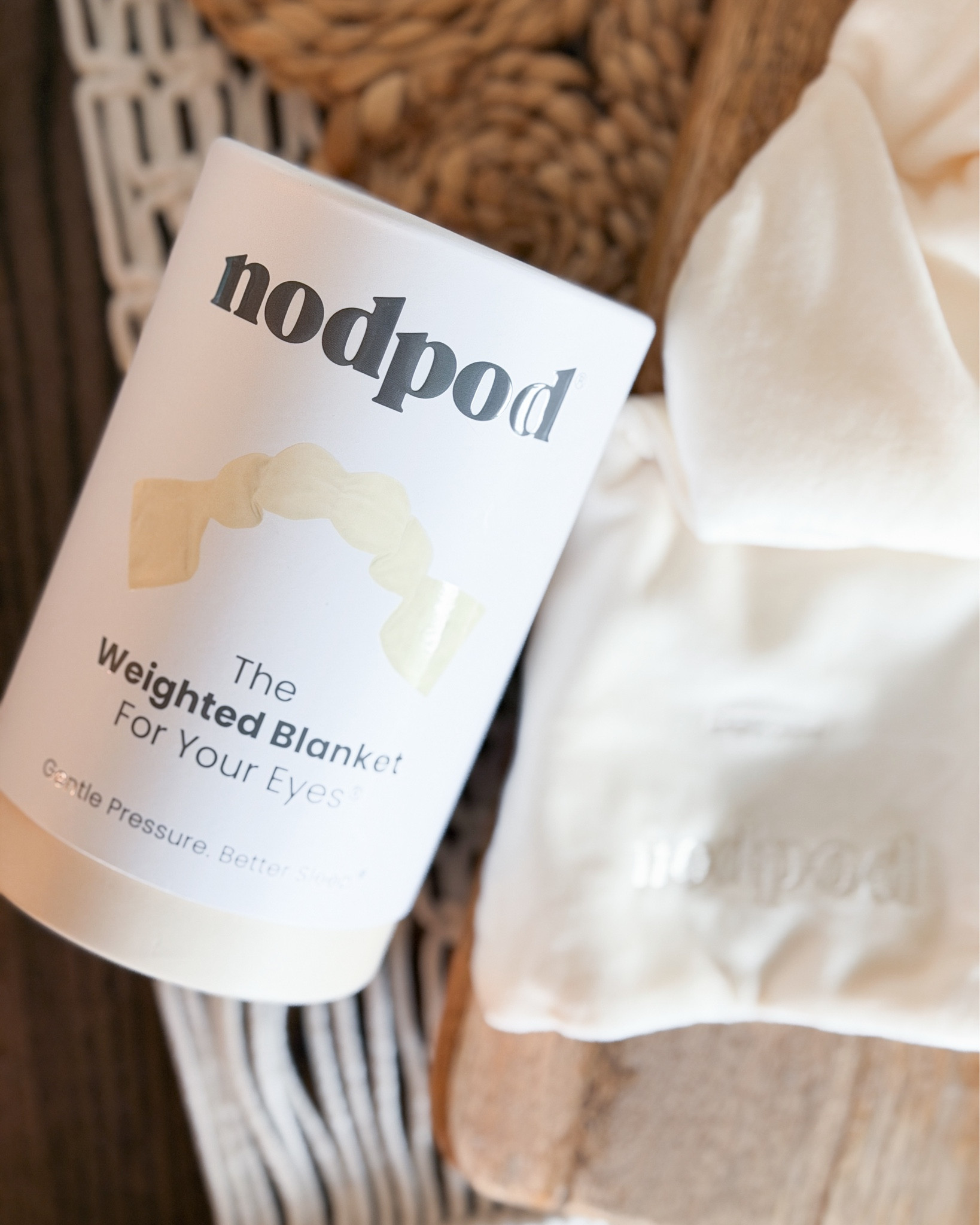 This is my nodpod weighted sleep mask & it’s completely different from the typical tight elastic masks. It’s strap-free, lays gently across your eyes, & gives that soft, calming pressure that actually helps you wind down faster. I’ve been using it at night & even for quick resets during the day.

The silk version feels really clean on your skin, doesn’t tug on your hair, & somehow stays put without feeling restrictive. Perfect if you’re a side sleeper or hate anything tight around your head.

weighted sleep mask - deep pressure sleep mask - silk sleep mask - strap free sleep mask - better sleep routine - relaxation tools - stress relief sleep products - side sleeper sleep essentials - luxury sleep accessories - clean girl night routine - sleep upgrade - calming sleep essentials - insomnia help - gift ideas for her - self care routine - home wellness essentials

#LTKselfcare #LTKvlog #LTKMothersDay