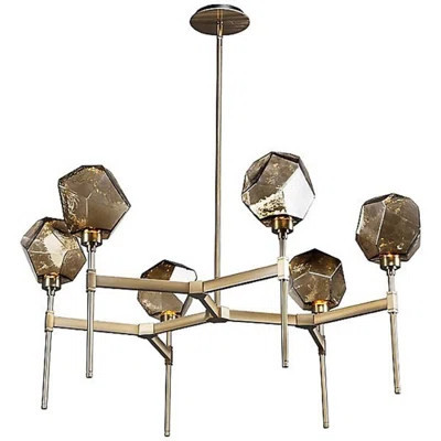 Light Gem Round Geometric Chandelier | Wayfair North America