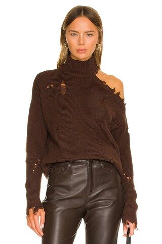 Lovers and Friends Arlington Sweater in Chocolate from Revolve.com | Revolve Clothing (Global)