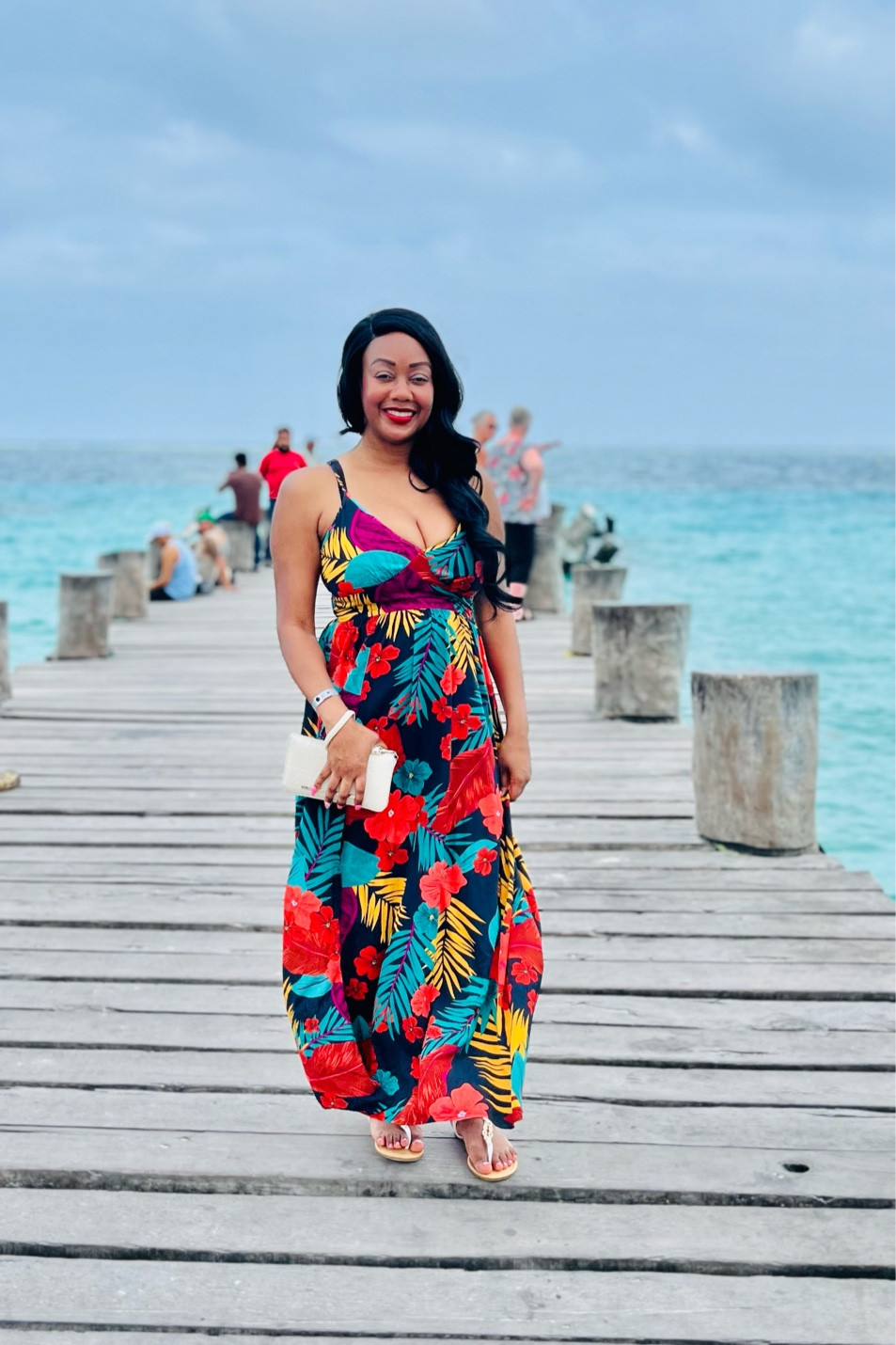 Beautiful tropical colored dress to wear during the day or evening!
🩵❤️🧡💚🖤💛💜

#LTKSeasonal #LTKover40 #LTKtravel