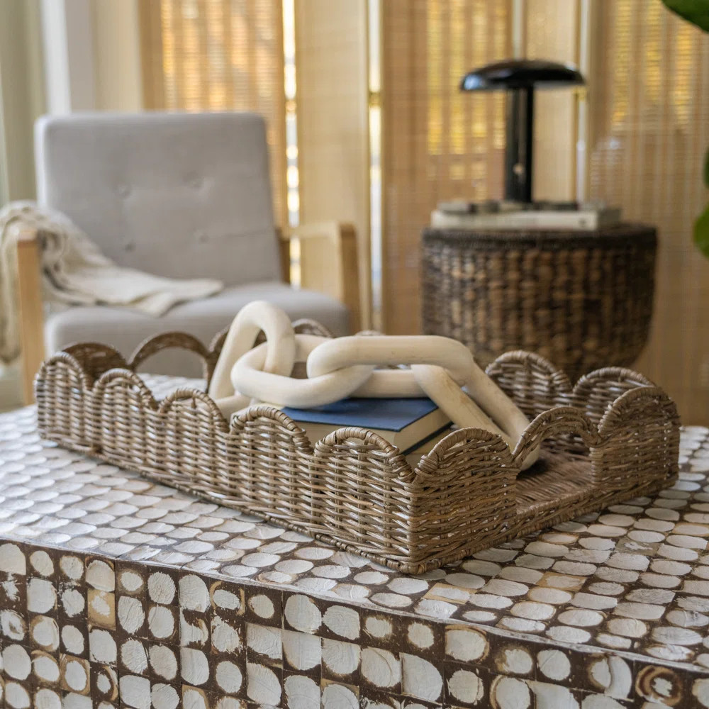 Bay Isle Home Adelline Wicker Tray | Wayfair | Wayfair North America