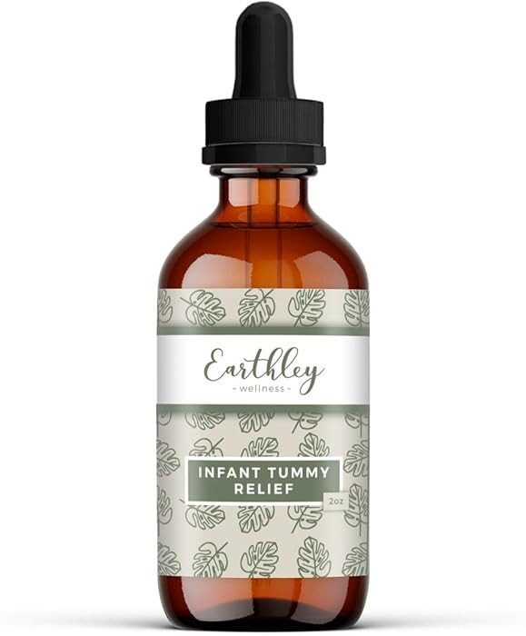 Earthley Wellness Infant Tummy Relief, Natural Herbal Tincture for Gas, Bloating, and Hiccups in ... | Amazon (US)