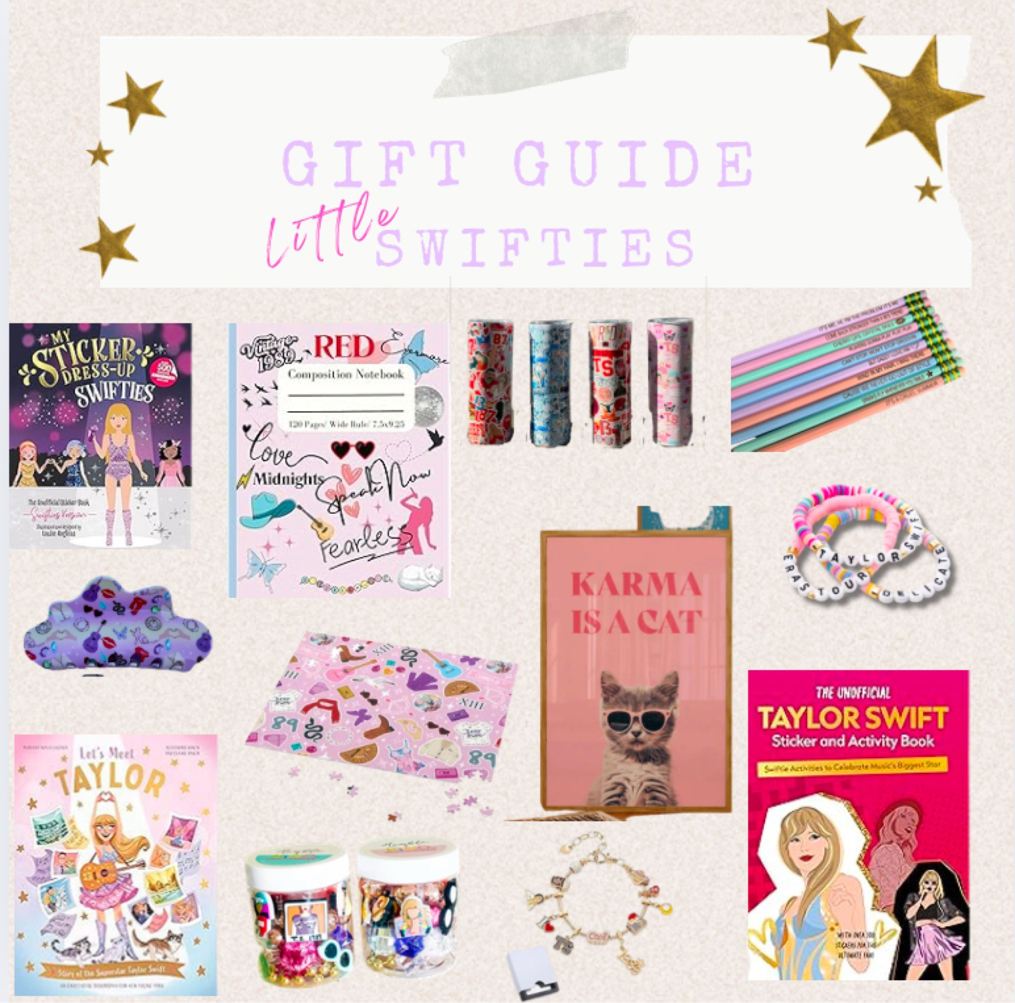 Gift guide for the little swifite in your life. 



#LTKFindsUnder50 #LTKMostLoved #LTKFindsUnder100