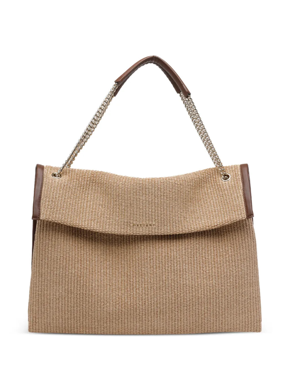 Orciani Large Venus Soft leather-trim Shoulder Bag | Neutrals | FARFETCH | Farfetch Global