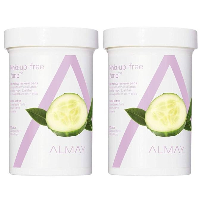 Almay Oil Free Gentle Eye Makeup Remover Pads with Aloe, Hypoallergenic, Cruelty Free, Fragrance ... | Amazon (US)