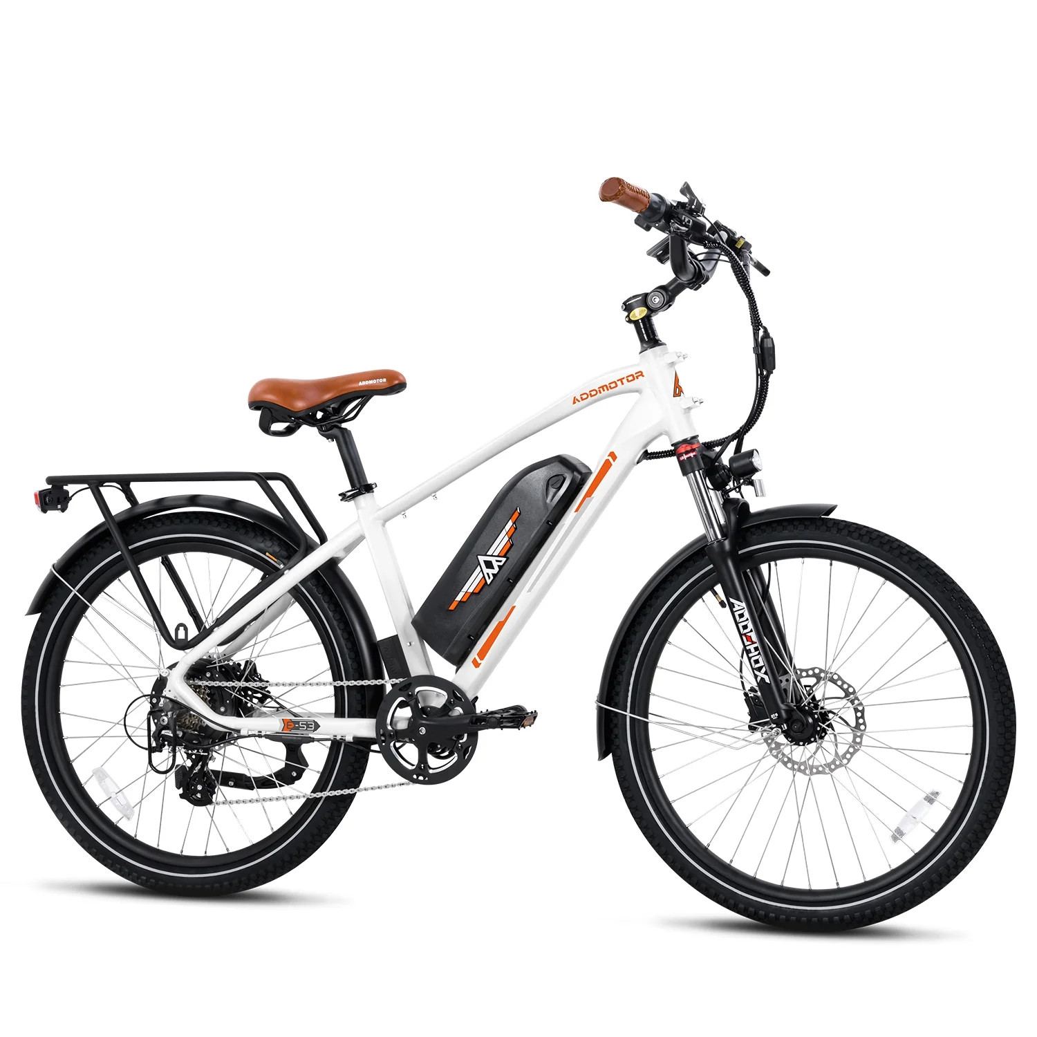 Addmotor 26 Inch Electric Bicycles, 500W 48V 20AH UL Certified Battery Ebike, Commuter City Beach... | Walmart (US)