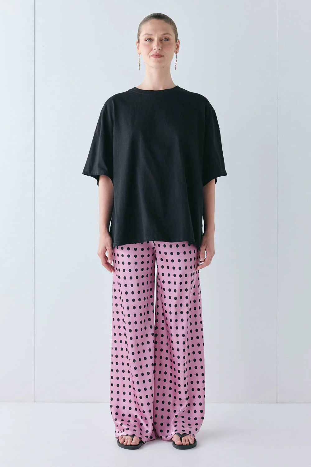 Remi Satin Pants Polka Dot | VRG Grl