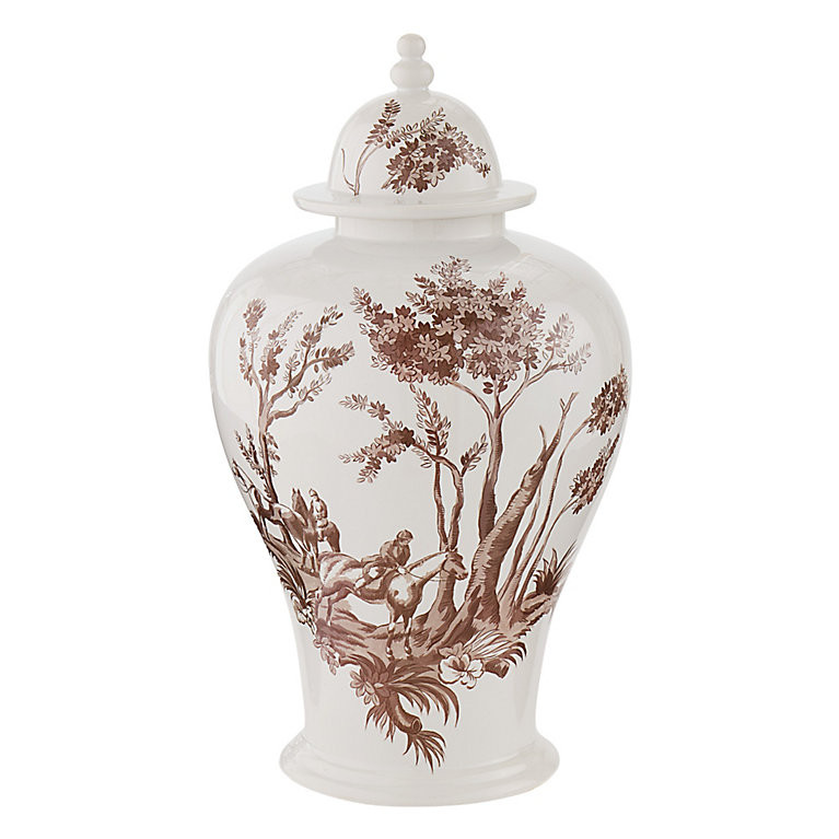 Carson Kressley Saddler Toile Ginger Jar | Ballard Designs, Inc.