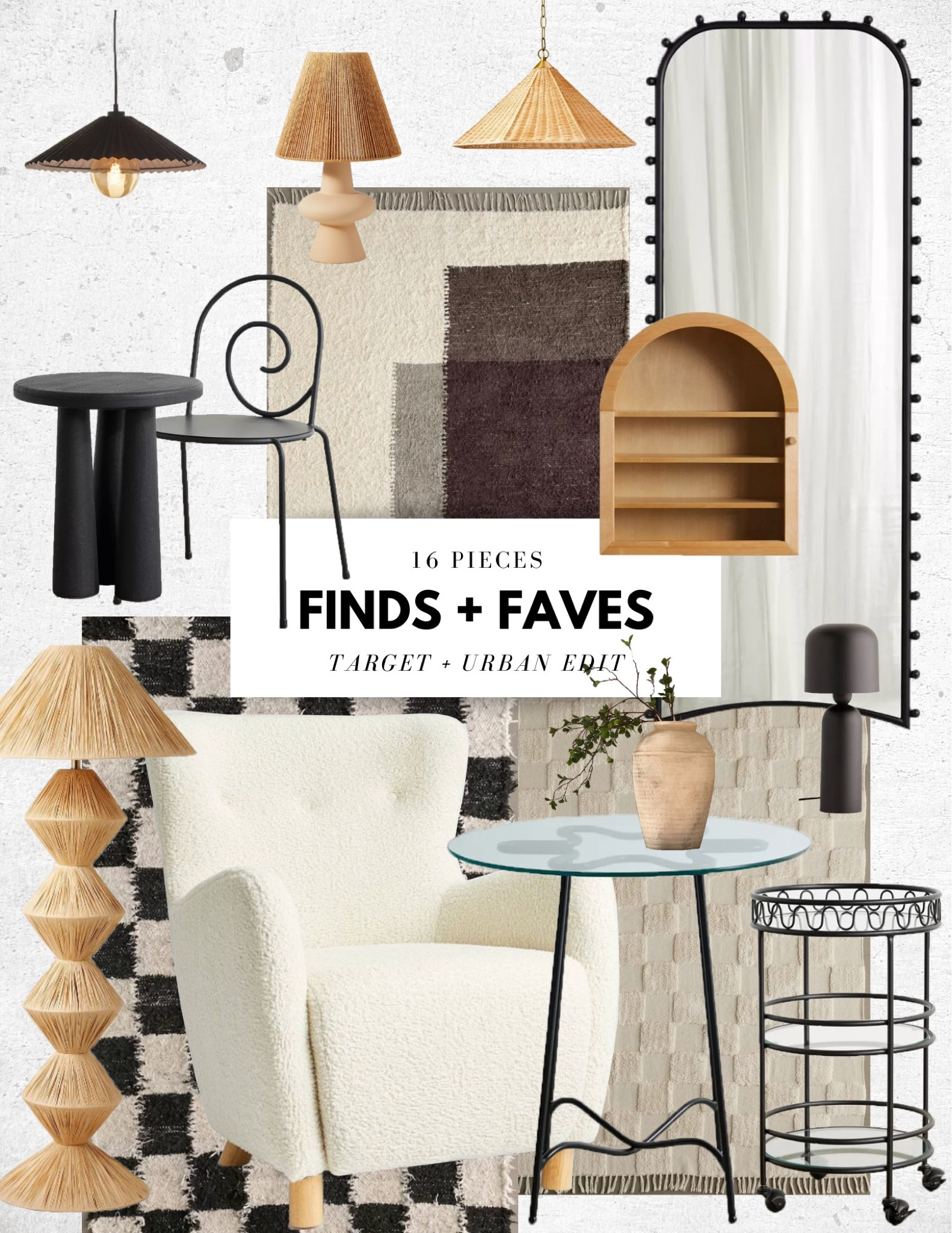 16 PIECES | FINDS + FAVES 

#LTKhome #LTKFind
