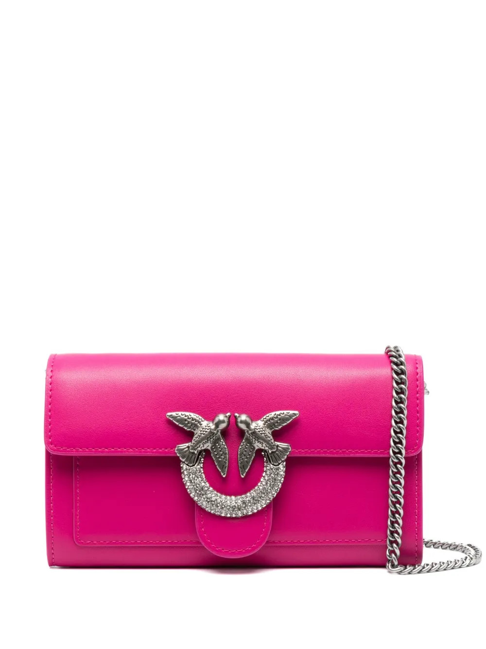 PINKO Borsa a Tracolla Love In Pelle - Farfetch | Farfetch Global