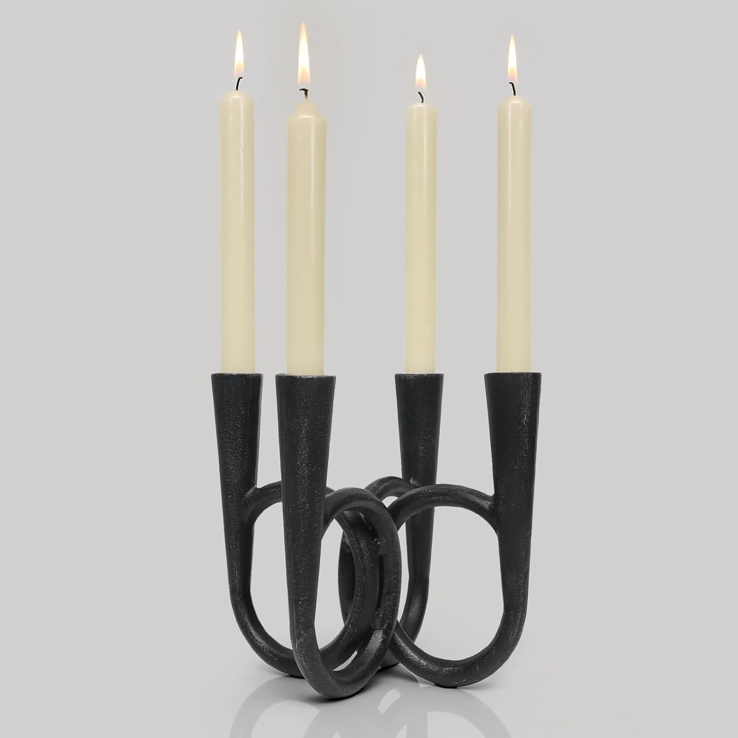 Antique Brass Candle Holder, Iron Taper Candle Holders, Vintage Cast Iron Decorative Candle Stand... | Amazon (US)