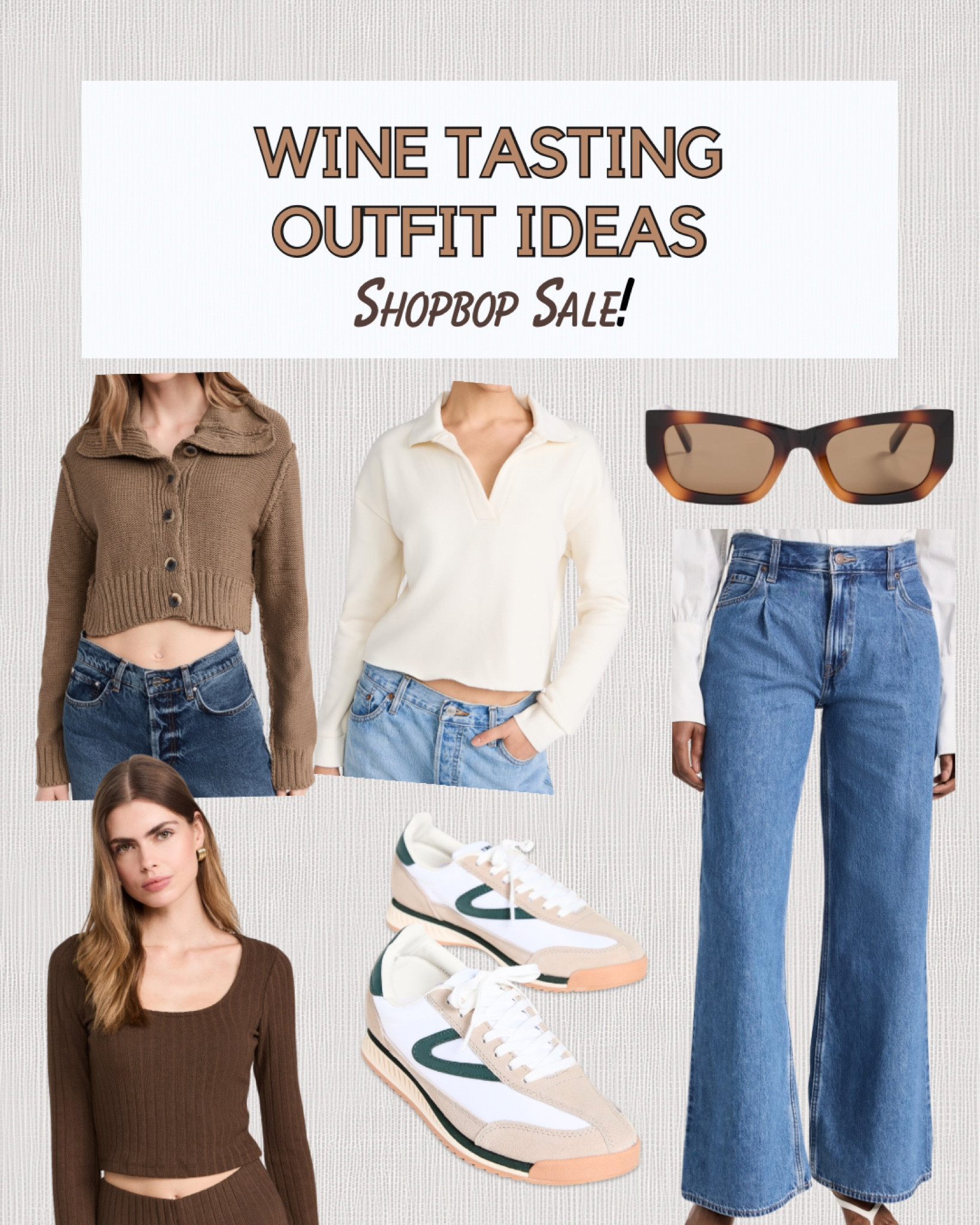 Wine tasting outfit ideas for fall or winter trips to Napa and Sonoma wine country! Shopbop sale picks

#LTKFindsUnder100 #LTKSeasonal #LTKTravel
