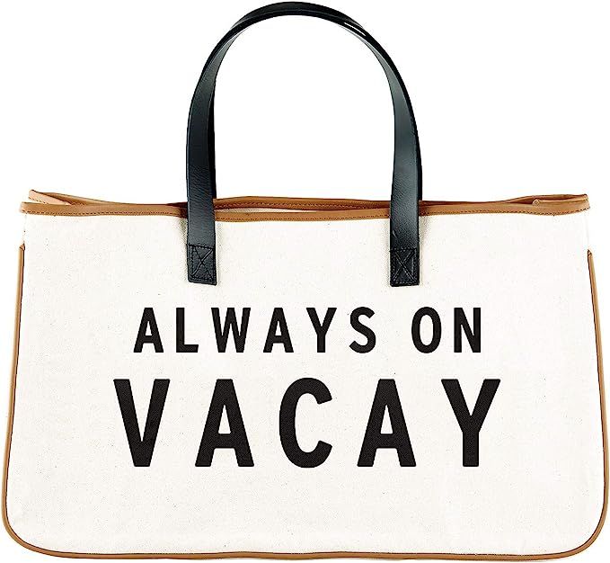 Creative Brands Hold Everything Tote Bag, 20" x 11", Always On Vacay | Amazon (US)