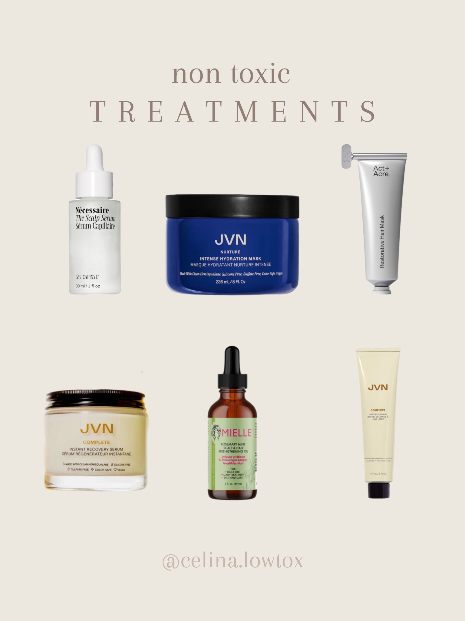 non toxic hair / scalp treatments + masks :) my personal fave is JVN!! #cleanbeauty #hairproducts #lowtox #nontoxic 

#LTKstyletip #LTKbeauty

#LTKSeasonal