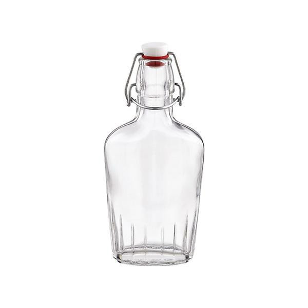Bormioli Rocco 8.5 oz. Glass Hermetic Flask 250 ml. | The Container Store