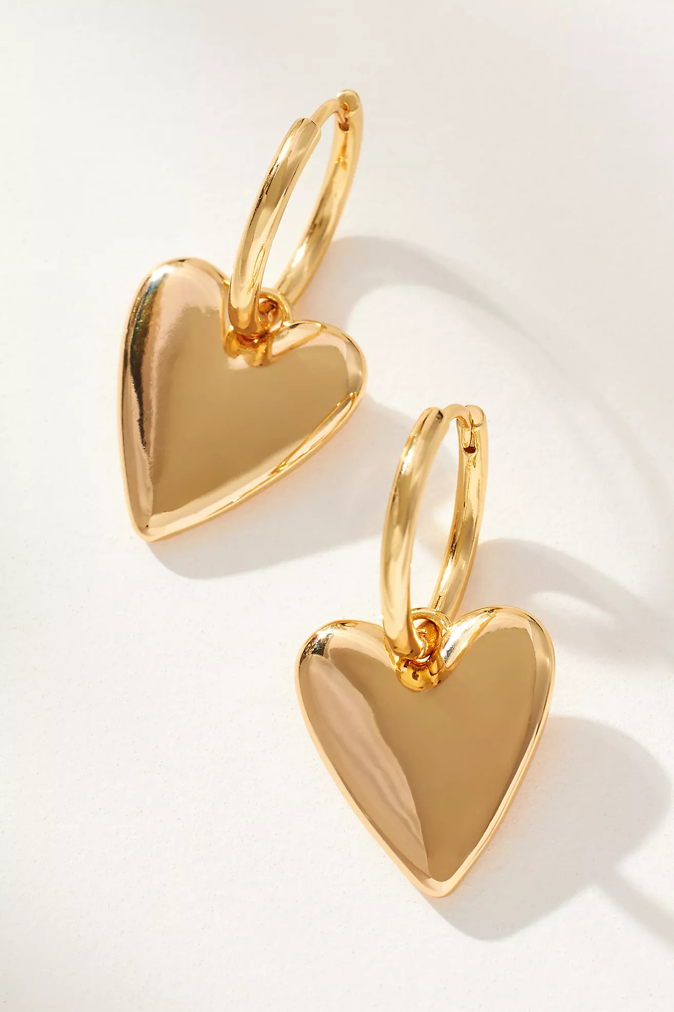 Heart Huggie Hoop Earrings | Anthropologie (US)