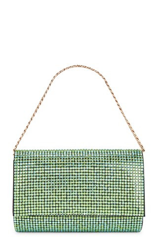 olga berg Liv Crystal Clutch in Green from Revolve.com | Revolve Clothing (Global)