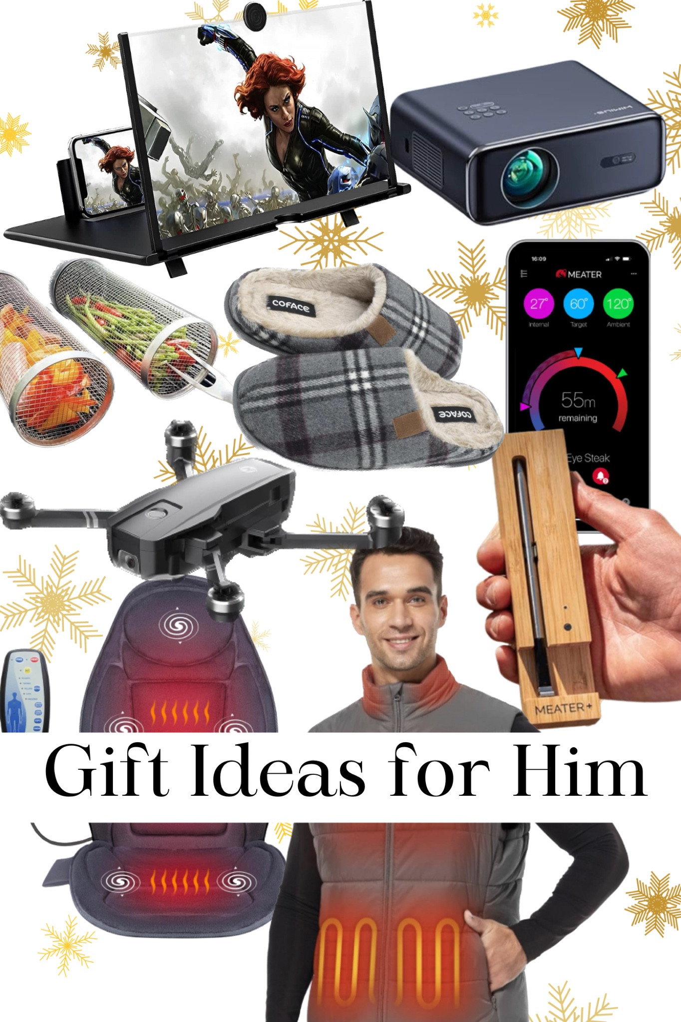 These would make great Christmas gifts for the men in your life! Whether he loves techy stuff, grilling, or just needs to keep warm while he’s working, these gifts are useful and affordable! 

#LTKHoliday #LTKGiftGuide #LTKmens