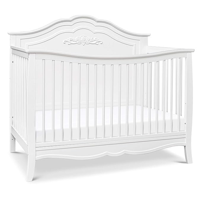 DaVinci Fiona 4-in-1 Convertible Crib in White, Greenguard Gold Certified | Amazon (US)